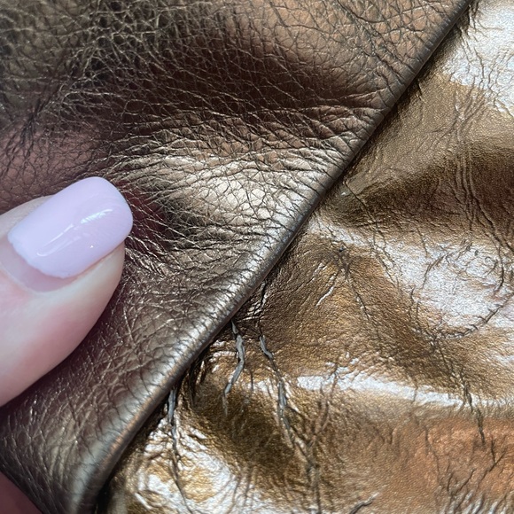 💯 authentic See by Chloe metallic day tripper leather two tone bag - Picture 11 of 16